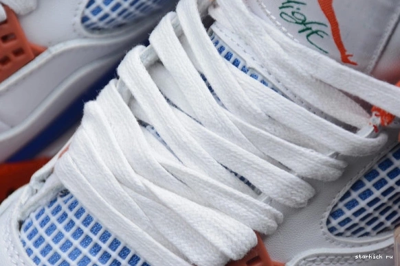 308497-171 OG Orange 308497-171 Jordan White 4 Air Blue Retro 0827